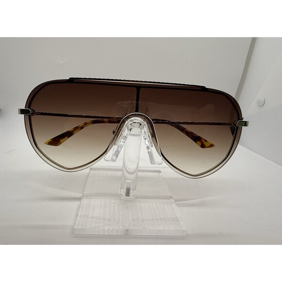 Diff Eyewear Imani Gold Brown Imani DE01-0637-GDBGN 139-145 + Kate Spade Case - Picture 2 of 16